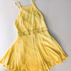 Summer Yellow Romper